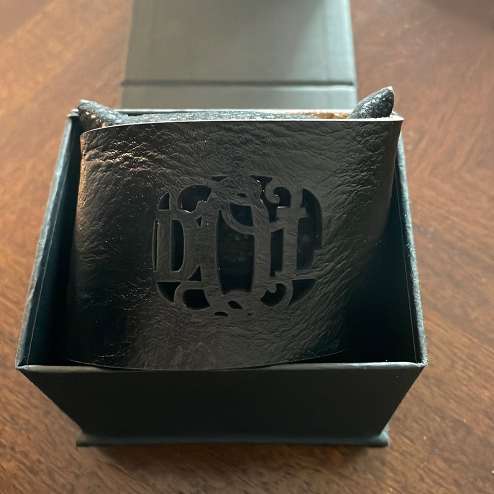 Rustic Cuff Monogrammed Bracelet